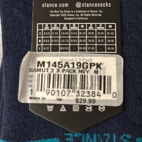 STANCE UNISEX NO SHOW HEIGHT W/LIGHT CUSHIONING IN A PACK OF THREE. DIFF SIZES - Picture 6 of 6